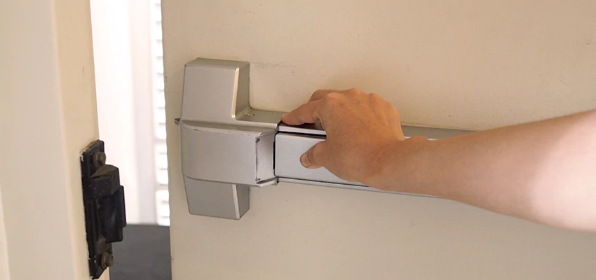 Roller Gate Panic Bar Installation in Newport Beach, California